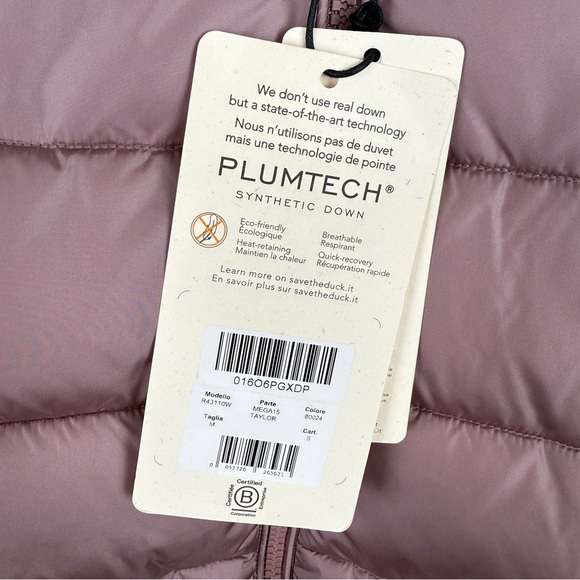Save the Duck NWT Taylor Ultra Light Puffer Jacket M - Synthetic Down, Long - Picture 12 of 15